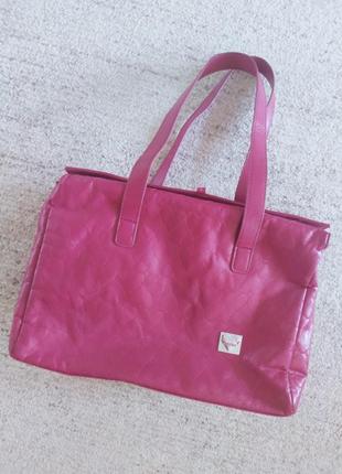 Рожева сумка шопер в стилі барбі від antler
