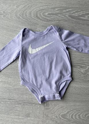 Комплект бодики nike на девочку 3 мес