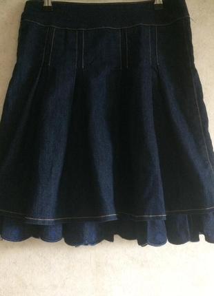 Джинсовая юбка юбка двухслойная duma польша