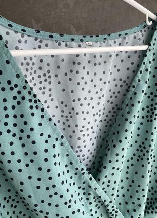 Блузка в горошок, блузка для вагітних та годуючих3 фото