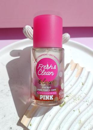 Парфумований спрей victoria's secret pink fresh & clean glow 75 мл