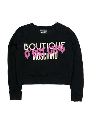 Moschino boutique кофта світшот короткий