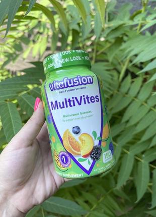Жувальні мультивітаміни vitafusion multivites gummy multivitamins for adults