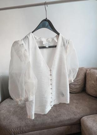 Блуза блузка topshop 🤎1 фото
