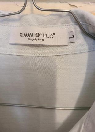 Рубашка xiaomi & yinuo design by korea. 2