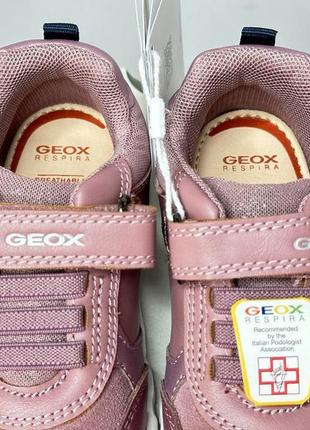 Кожаные кроссовки полуботинки geox pillow 24,25,26 р  девочке6 фото
