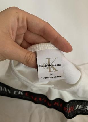 Футболка calvin klein топ топик центр лого келвин клян2 фото