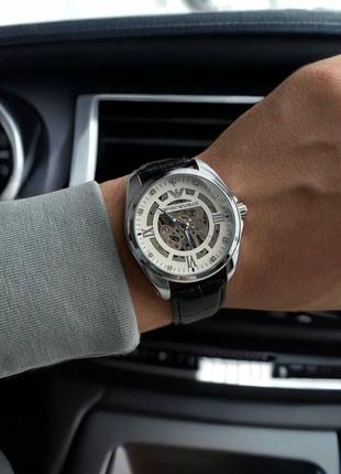 Часы мужские водонепроницаемые с автоподзаводом в стиле в стиле emporio armany3 фото