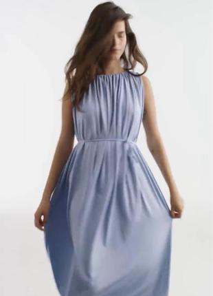Вопросы в вбр: 067.442.3370. стильне легке плаття h&m нова колекція шикарное летнее макси 🇸🇪5 фото