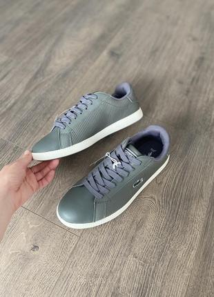 Кроссовки кожаные оригинал lacoste blanche graduate2 фото