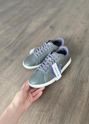 Кроссовки кожаные оригинал lacoste blanche graduate9 фото