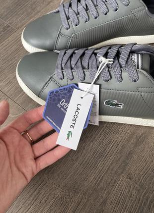 Кроссовки кожаные оригинал lacoste blanche graduate5 фото