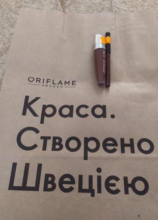 Набор помада с карандашом