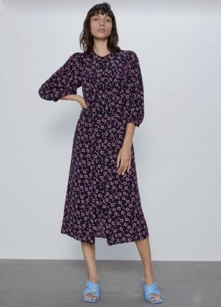 Сукня на ґудзиках від zara