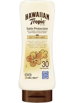 Солнцезащитный лосьон для тела hawaiian tropic satin protection sun lotion spf30 spf151 фото