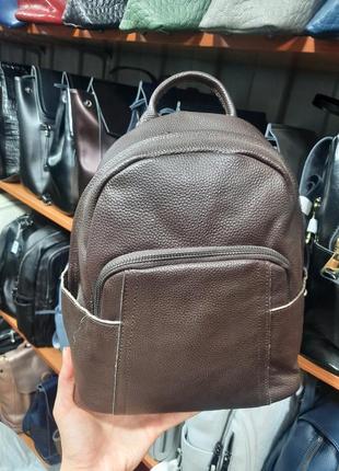 Качественный кожаный рюкзак, распродаж🔥1 фото