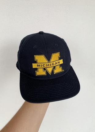 Vintage michigan state cap вінтаж чоловіча кепка бейсболка снєпбек мічіган американська2 фото