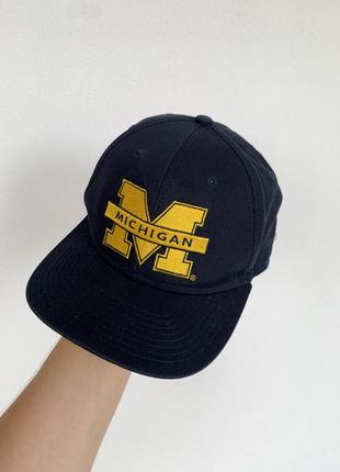 Vintage michigan state cap вінтаж чоловіча кепка бейсболка снєпбек мічіган американська1 фото