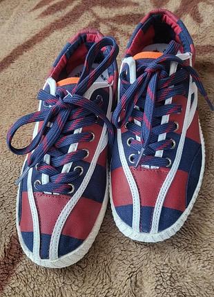 Кроссовки andre 3000 tretorn blue red white orange, 36р