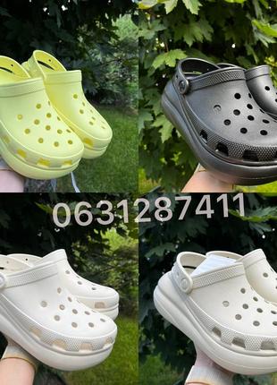 Crocs platform sandals крокси жіночі на платформі р. 36-40 на платформе кроксы