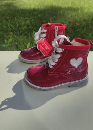 Кожаные ортопедические ботинки