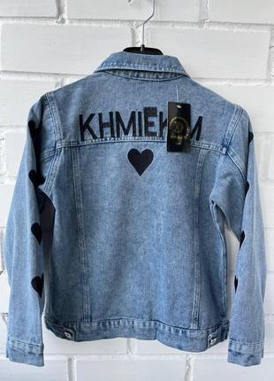 Детские джинсовые куртки пиджаки для девочек