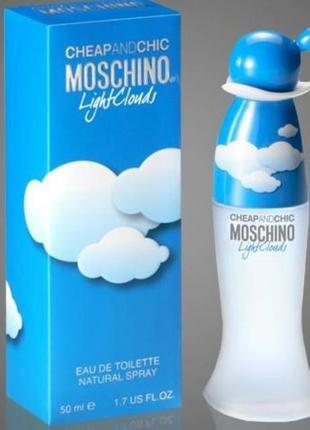 Жіноча туалетна вода cheap & chic light clouds moschino1 фото