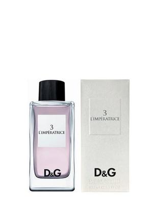 Жіноча туалетна вода dolce & gabbana 3 l ' imperatrice