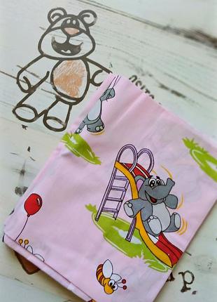 Простынь на резинке в кроватку