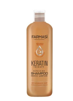 Відновлюючий шампунь keratin therapy, 360 мл