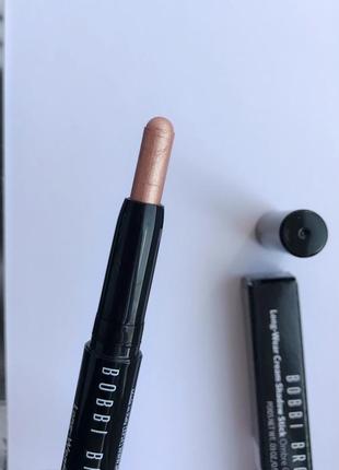 Мини кремовые тени bobbi brown long wear cream shadow stick оттенок golden pink. 0,9г. новые. оригинал. сроки в норме.📦является отправка новой почтой2 фото