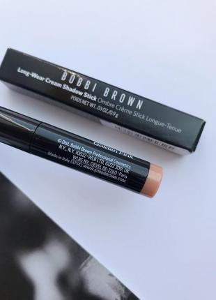 Мини кремовые тени bobbi brown long wear cream shadow stick оттенок golden pink. 0,9г. новые. оригинал. сроки в норме.📦является отправка новой почтой4 фото