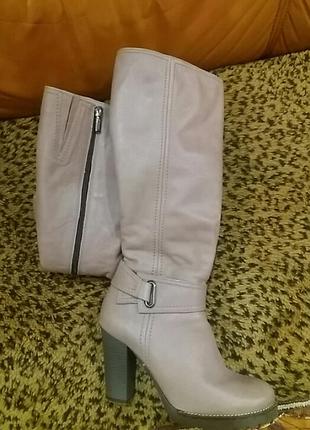 Чоботи зимові шкіряні