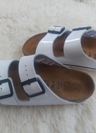 Сланці birkenstock arizona, натуральна лакова шкіра, 37. oригінал2 фото