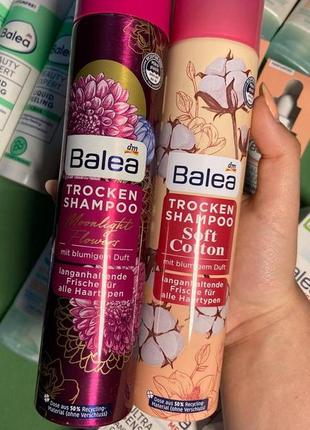 Сухий шампунь для волосся balea moonlight flowers dry shampoo