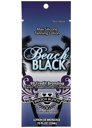 Крем для засмаги у солярії tan asz u beach bunny beach black lotion1 фото