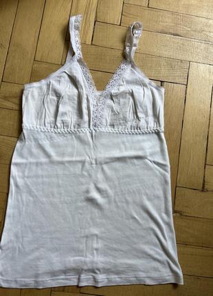 Акция разграничивания белая юбка майка с сетевым speidel коттон1 фото