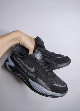 Кроссовки nike black-grey edition