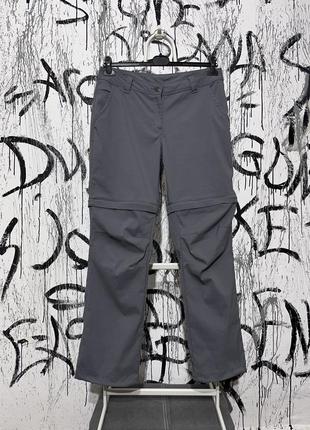Женские брюки трансформеры crivit, оригинал, серые, на утяжеках, удобные, повседневные, outdoor, спорт