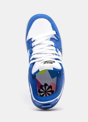 Nike dunk low disrupt 2 white royal8 фото