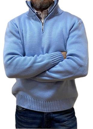 Гарний вовняний чоловічий светр10 фото