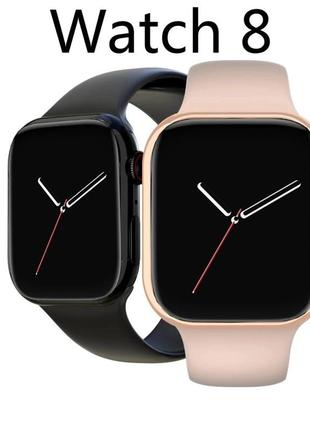 Мужские смарт-часы smart apple black watch, черный9 фото