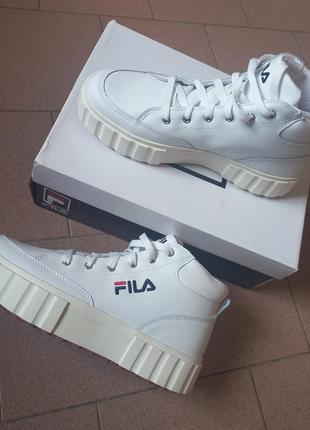 Жіночі шкіряні кросівки fila оригінал