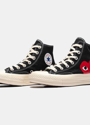 Кеди comme des garcons play x converse