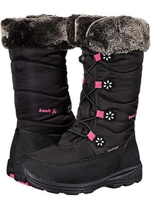 Зимние сапоги kamik kids ava snow boot ев. 27