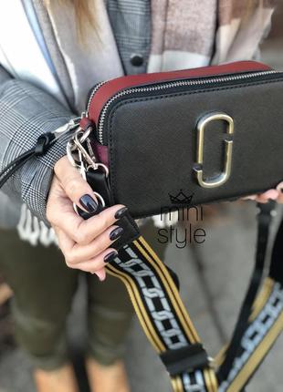 Сумка на довгій ручці cross-body сумочка трендова і стильна кроссбоди marc jacobs2 фото