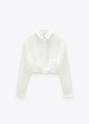 Укорочена рубашка zara