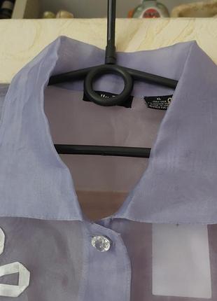 Брендова,нова, 100%шовкова, оверсайз блуза-кардиган3 фото