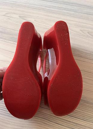 Брендові босоніжки силіконові melissa 38 розмір7 фото