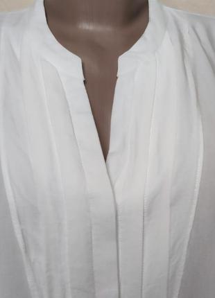 Белая рубашка прямого крояв стиле оверсайз pennyblack max mara /5237/3 фото